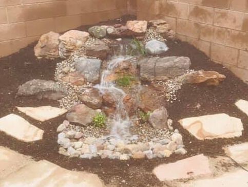 Disappearing Backyard Pondless Waterfall Contractors